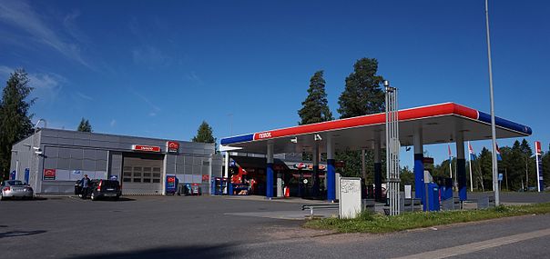 Station-service Teboil à Jyväskylä.