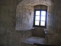 Inside Kolossi Castle window view