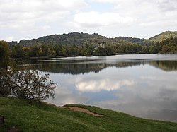 Počúvadlo Lake is one of medieval mining water reservoirs called tajchy