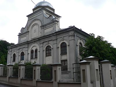 Synagogue de Kaunas, en Lituanie, 1872.