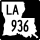 Louisiana Highway 936 marker