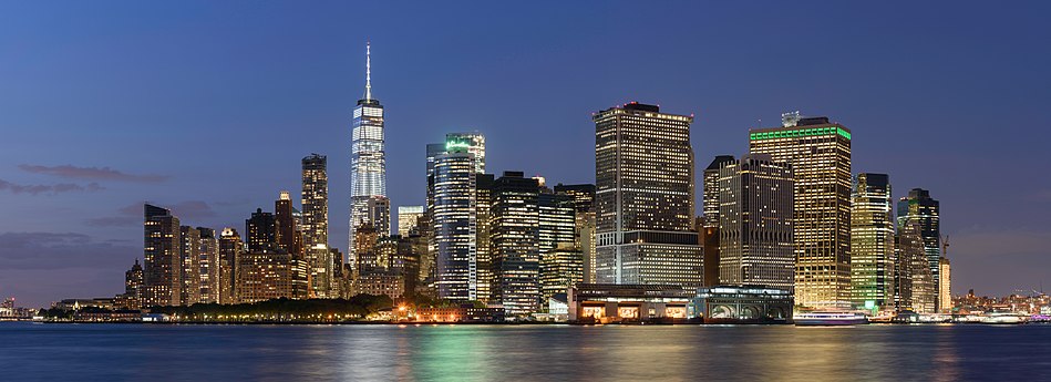 Panorama of Lower Manhattan, New York City by King of Hearts