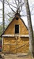 Costruzione in torchis a Guédelon, nel comune di Treigny, Dipartimento dell'Yonne, Francia.