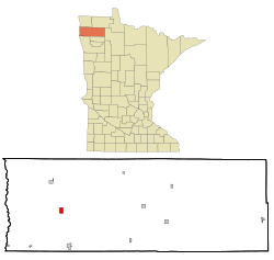 Location in Minnesota