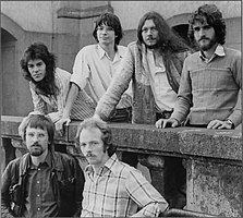 Neuschwanstein 1978 above left to right: Rainer Zimmer, Frédéric Joos, Roger Weiler, Klaus Mayer below left to right: Thomas Neuroth, Hans Peter Schwarz