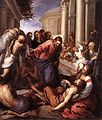 Image 3Jesus healing the paralytic in The Pool by Palma il Giovane, 1592 (from Jesus in Christianity)