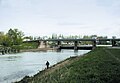 The lock and dam on the Elbe in Pardubice, its river pool should join the actual D-O-E corridor in the future.