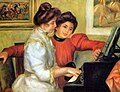 Yvonne Lerolle and her sister Christine, by Renoir