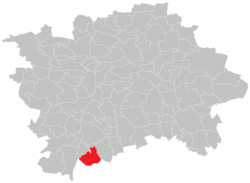 Location of Točná in Prague