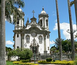 Kyrkan São Francisco de Assis (1774).