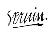 signature de Pierre-Joseph Vernin