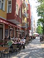 Simon-Dach-Straße is a popular destination, with numerous bars.