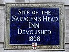Site of the Saracen's Head Inn