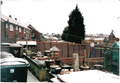 A picture of Banbury town in the snow during 2008.