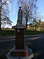 The Spirit of Industry statue which replaced the original fountain