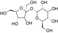 Skeletal formula of sucrose