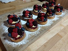 Tarte fruits rouges