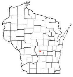 Location of Springfield, Marquette County, Wisconsin
