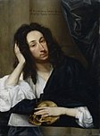 Robert Walker's portrait of diarist John Evelyn; 1648.[74]