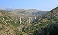 Le viaduc de Mala-Rijeka (XXe siècle, Monténégro).