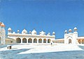 19th-century painting of the Moti Masjid by Vasily Vereshchagin.
