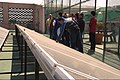 Image 15Participants in a workshop on sustainable development inspect solar panels at Monterrey Institute of Technology and Higher Education, Mexico City on top of a building on campus. (from Solar energy)