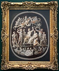 The Apotheosis of Germanicus, a copy after an antique Cameo painted in 1626 by Peter Paul Rubens