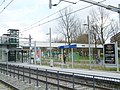 Station with Du Meelaan behind. Bus stop is also visible