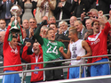 The York team after the 2009 FA Trophy Final