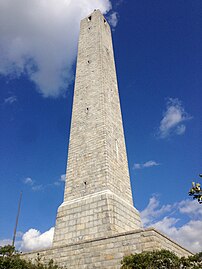 The High Point Monument in New Jersey, U.S., built in 1930 as a commemorative war memorial