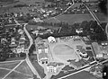 Aerial view of Göta Logistic Regiment's (T 2) former regimental area on Högskolevägen, Skövde