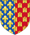 Arms of Alphonse, Count of Poitiers
