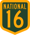 National highway marker