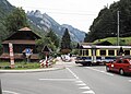 Bahnübergang in Zweilütschinen