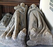 Tomb of Sir Thomas Berkeley (d. 1365) and his wife Joan, lady de Berkeley. St Giles's Church, Coberley, Gloucestershire, England.