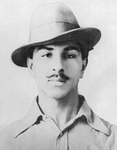 Photograph of Bhagat Singh taken in 1929 - when he was 21 years old.