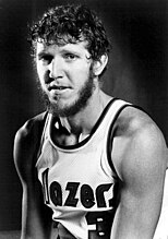 A Blazer's team photo of Bill Walton from the 1977–78 season