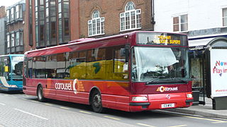 Carousel Buses Optare bodied Irisbus Agora Line in High Wycombe in July 2009