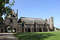 A rear view of the Main entrance of the Château de Gratot