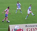 Partido de Segunda "B" entre a Sociedade Deportiva Compostela e o Club Deportivo Lugo na temporada 2009-10