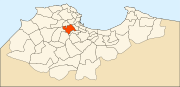 Location of Hydra, Algeria within Algiers Province