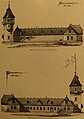 Three-wing stable and coach house (with water tower)[a]