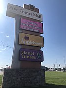 Five Points Mall Sign