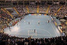 This picture is showing an indoor competition in Guatemala City.