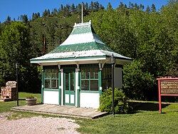 Old land office in the park