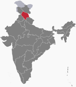 インド国内の位置