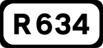 R634 road shield}}