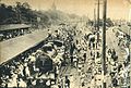 1923年9月1日發生關東大震災的避難列車。