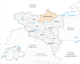 Niederhelfenschwil – Mappa