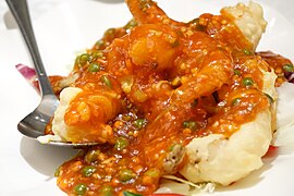 Kkansyo-saeu (chili shrimp)